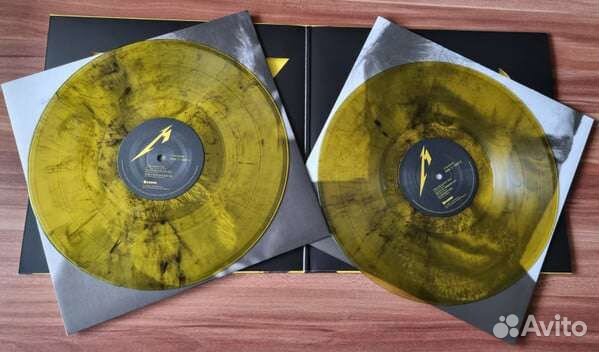Metallica-72 Seasons Yellow&Black Swirl LP 2023