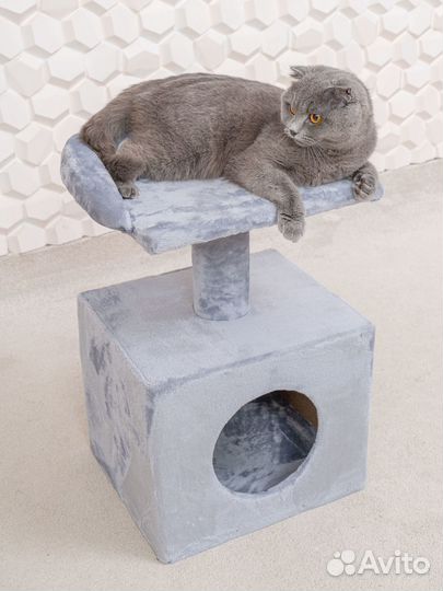 Домик для кошки с когтеточкой