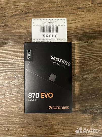 SSD samsung 870 evo 500gb