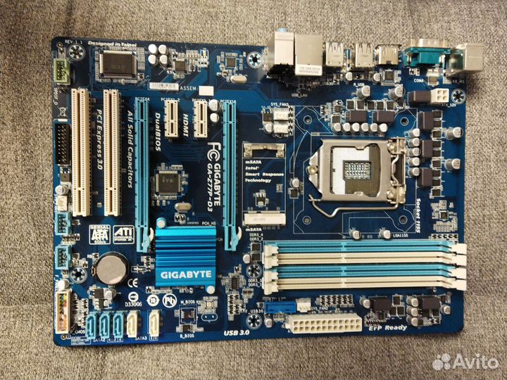 Материнская плата gigabyte ga z77p d3 rev. 1.0