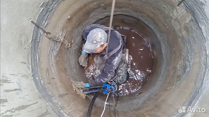 Чистка, ремонт и углубление колодцев