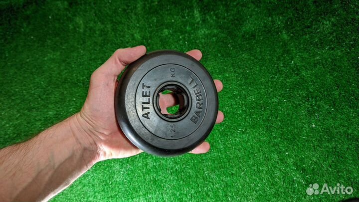 Диск Barbell Atlet - 1.25 кг Новый D30 (31мм)