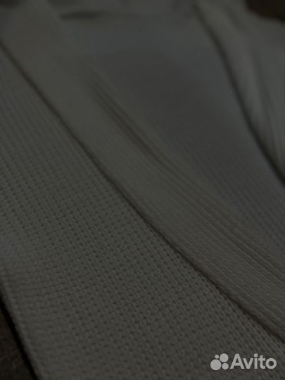 Длинный вязаный кардиган