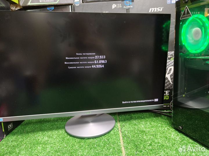 Игровой пк с монитором i3 gtx 1060 6gb 16gb ddr4