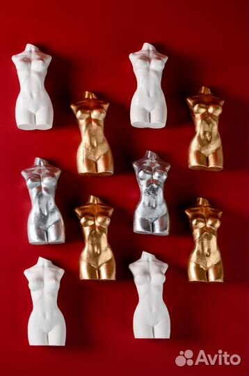 Силиконовая форма молд Силуэт тело свеча или гипс