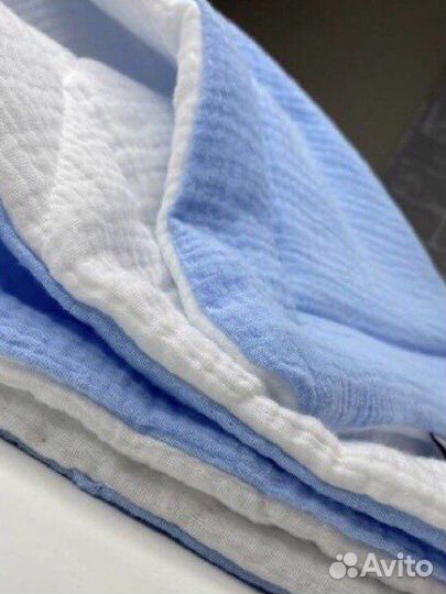 Муслиновое одеяло детское с утеплителем