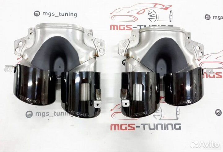 Насадки 53 AMG Black на Mercedes GLE-Class V167