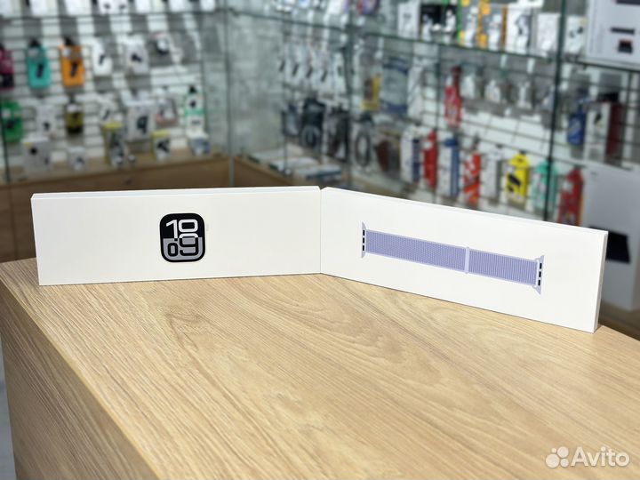 Apple Watch 10 46mm Silver Al Blue Cloud Sport Loo