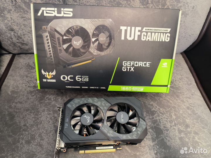 Видеокарта GTX 1660 Super 6Gb Asus Tuf Gaming