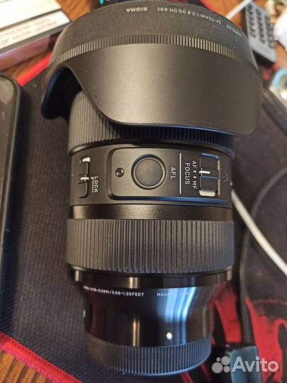 Объектив sigma 24-70/2, 8f DG DN Art Sony E