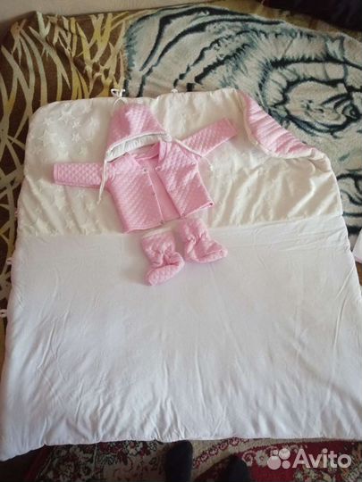 Конверт на выписку для девочки зима