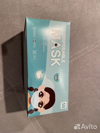 Детские маски с принтом