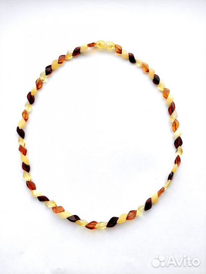 Бусы из натурального янтаря