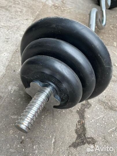 Штанга гриф блины Barbell