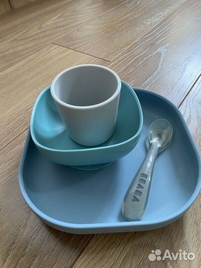 Силиконовая посуда детская beaba