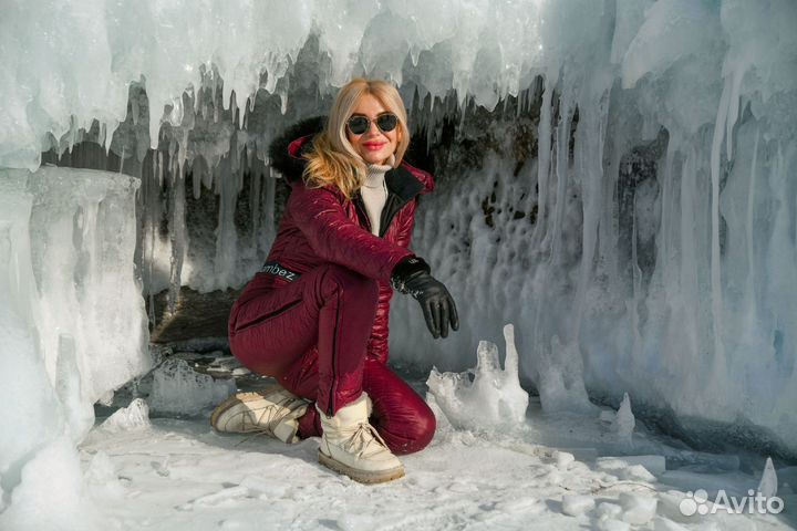 Зимний комбинезон женский 44 46