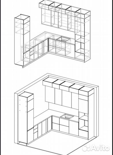 Мебель на заказ шкафы,рабочие зоны,шкаф-купе