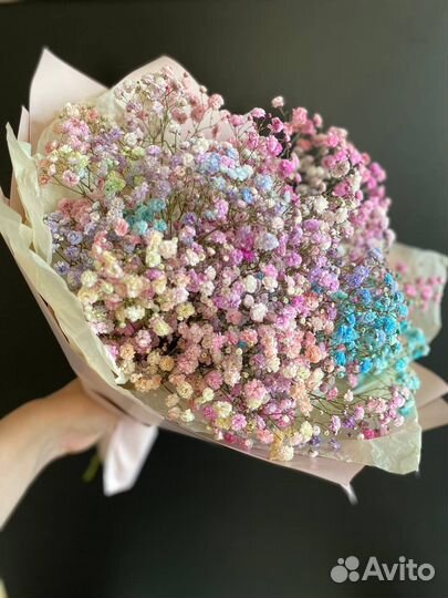 Цветы, Букеты из гипсофилы на 1 сентября