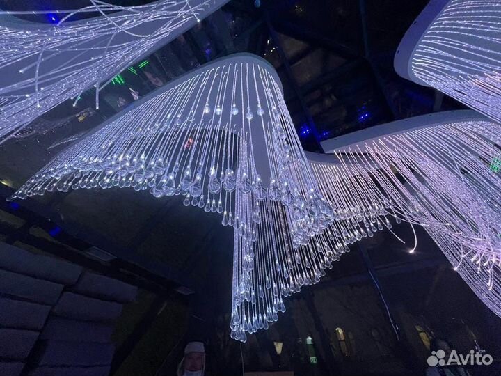 Оптоволоконная люстра rainbow fiber optic