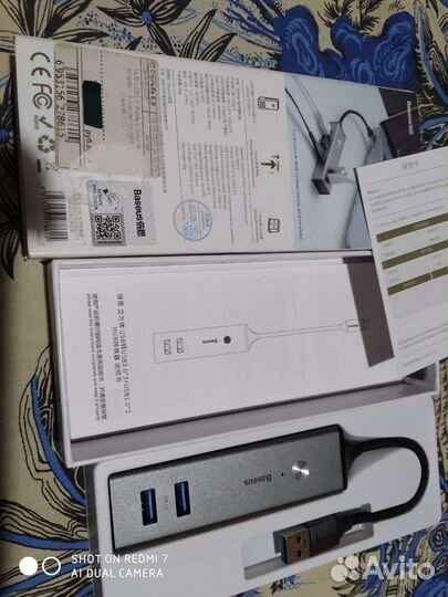 Хаб Baseus Cube Type-C to 5 USB