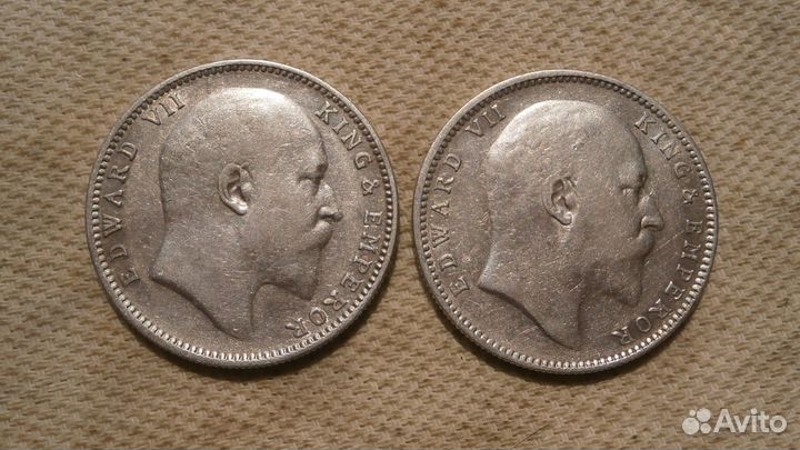 Рупии 1806 и 1807 г. Британская Индия