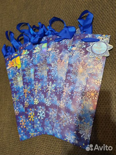 Пакет подарочный новогодний