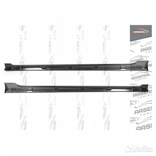 Накладки на пороги Sport Line для KIA RIO 4