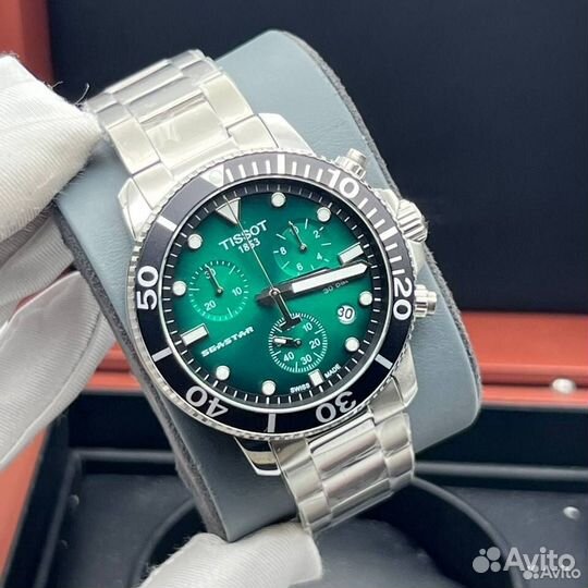 Часы Tissot seastar green steel