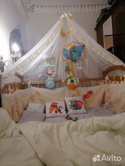 Балдахин, Бортики, Комплект белья