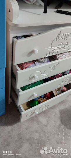 Комод с пеленальным столиком бу