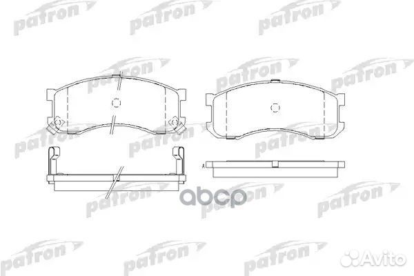 Колодки тормозные дисковые передн mazda: 626 II