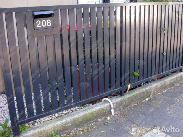 Забор металлический Классика