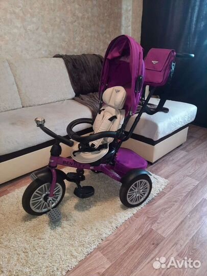 Детский велосипед-коляска