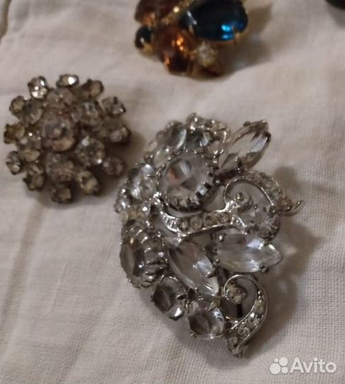 Брошь СССР винтаж чехия