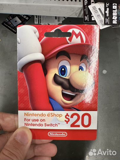 Карты пополнения nintendo eshop