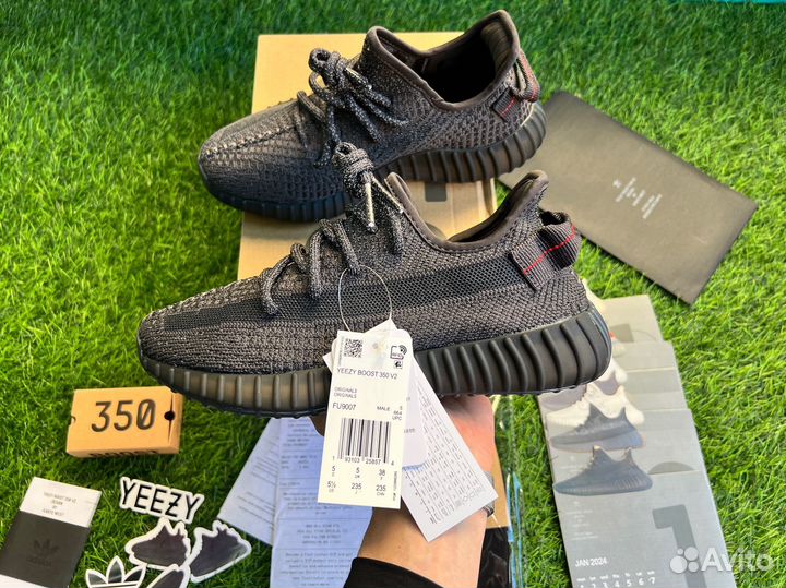 Adidas yeezy boost 350 v2 static black FU9007