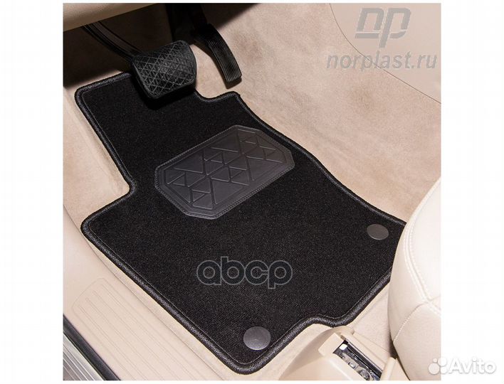 Коврик в багажник VW Caddy III/IV 04-15/15 (2за