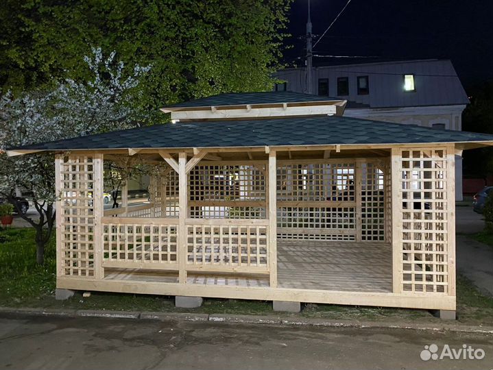 Беседка открытая