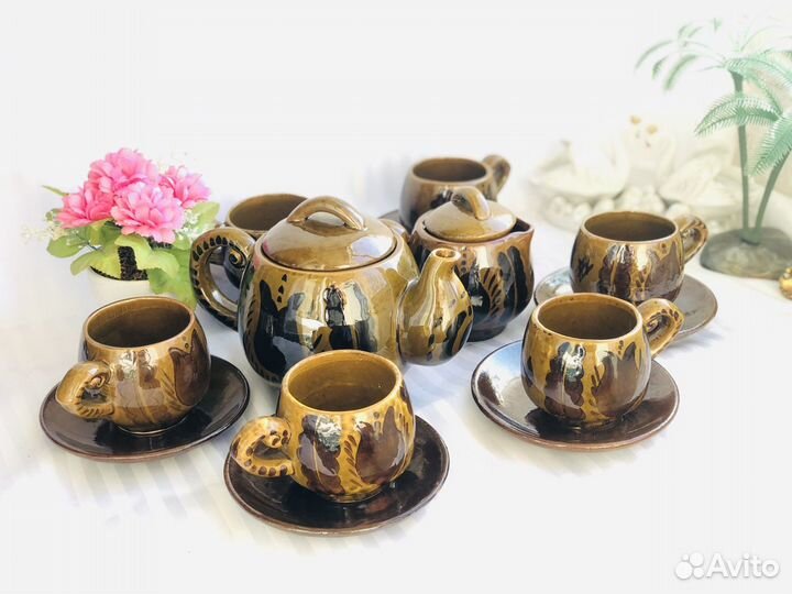 Сервиз чайный кофейный керамика