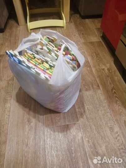 Пазлы напольные много