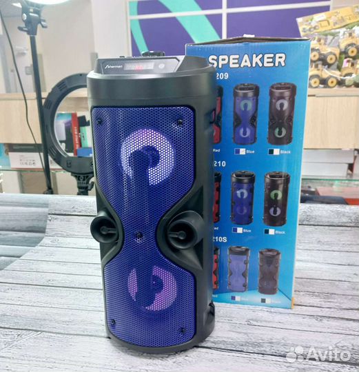 Портативная колонка с подсветкой