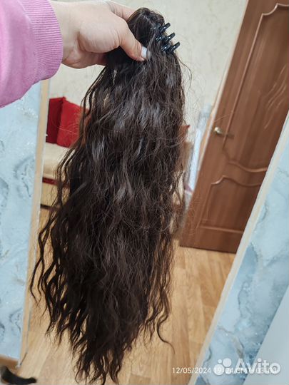 Хвост шиньон на крабе