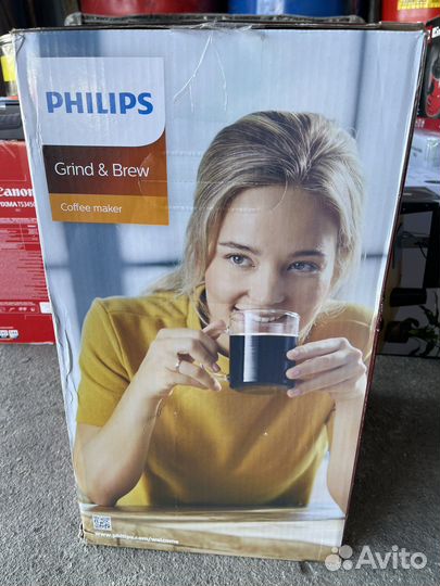 Кофеварка Philips Grind & Brew HD7767