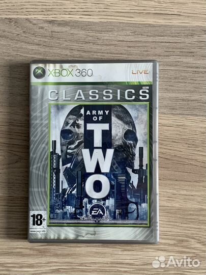 Диски на xbox 360 Army of Two classics