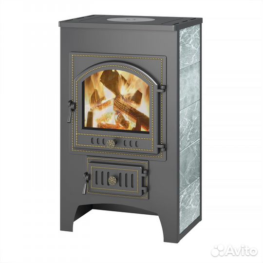 Печь-Камин везувий пк-02 (205) с плитой «Везувий В