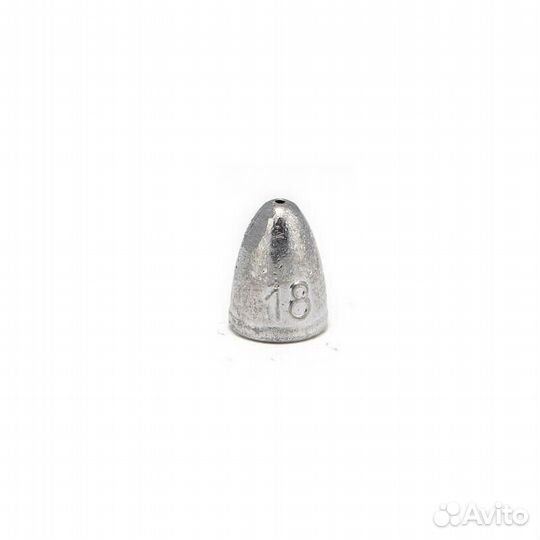 Груз Пуля для техасской оснастки 18 гр в уп. 10 шт