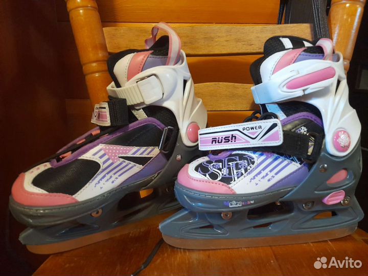 Коньки детские раздвижные