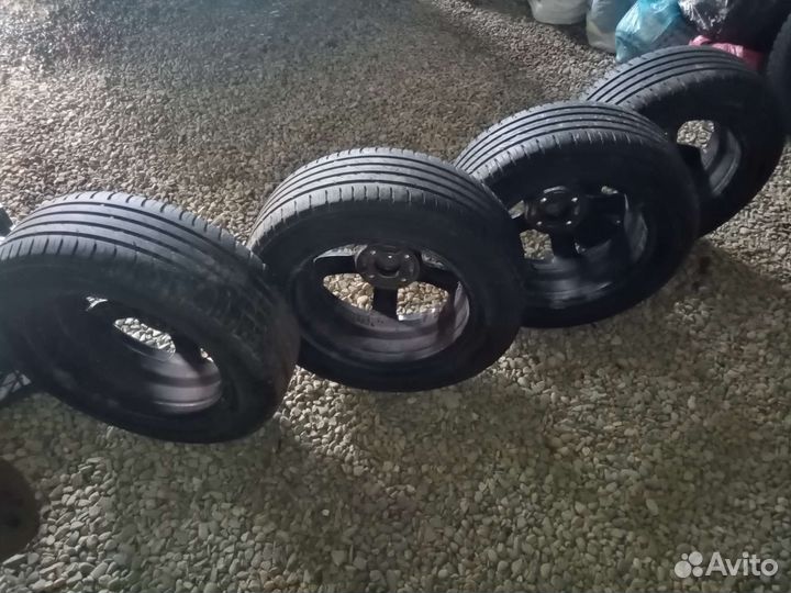 Колеса 4шт. Литые диски+Nokian Лето 175/65R14