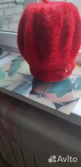 Берет женский зимний ангорка