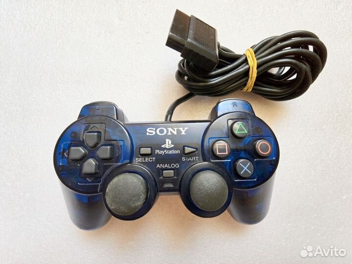 Геймпад PS2 dualshock 2 оригинал прозрачный